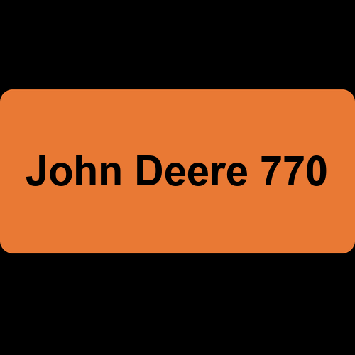 John Deere 770